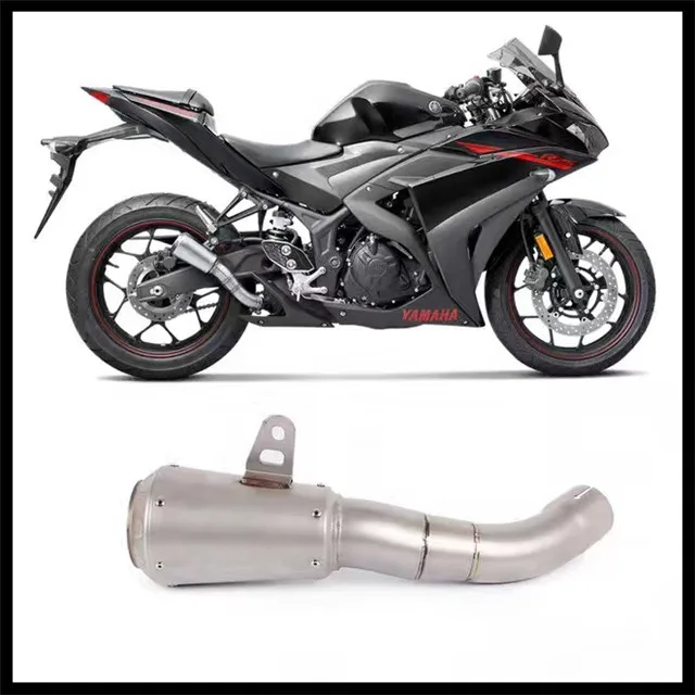 Мотоцикл YZF R3 глушитель выхлопной трубы автомобиля глушитель выхлопных газов выхлопная труба глушителя для мотоцикла для Yamaha YZF R3
