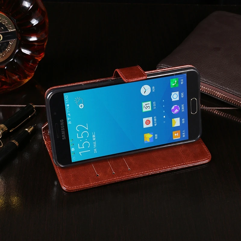 Для Coque samsung Galaxy A5 2016 Дело искусственная кожа задняя крышка чехол для SM-A510F A510