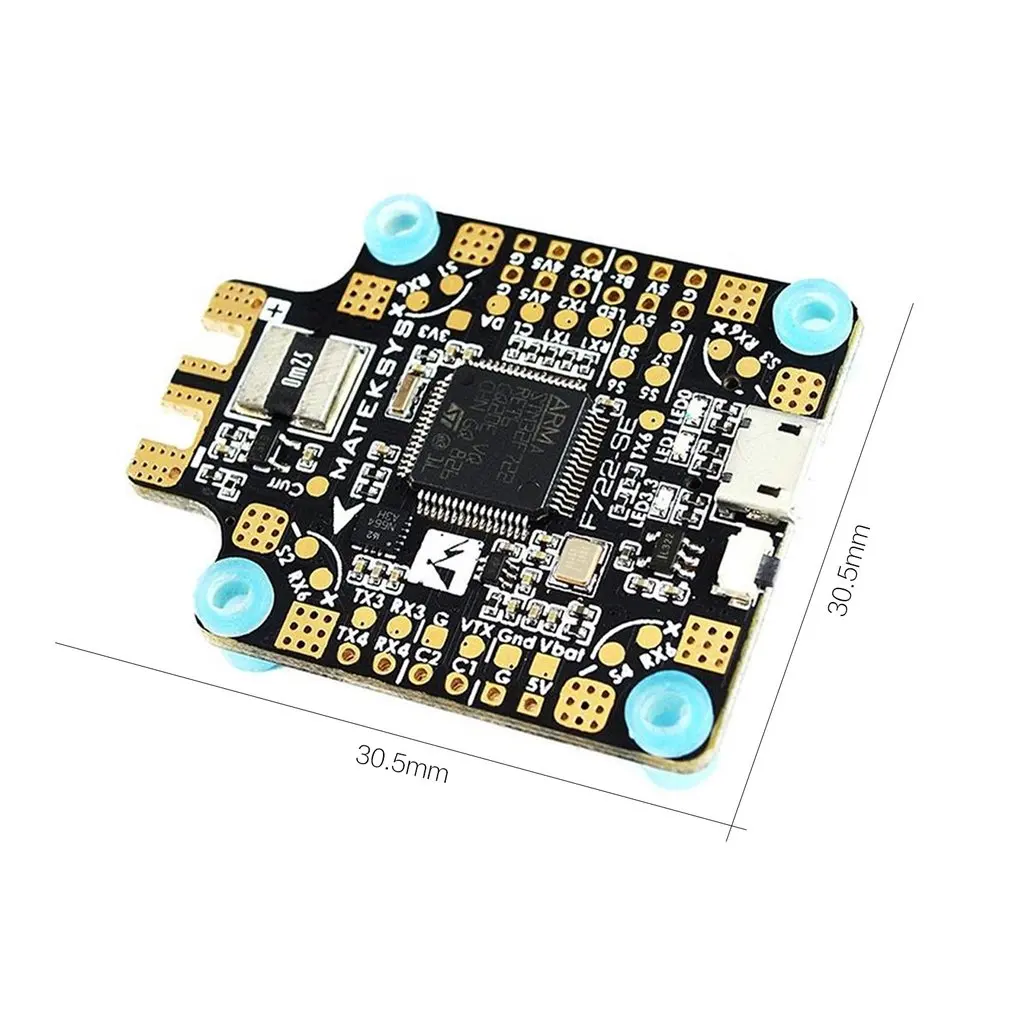 Matek Системы F722-SE F7 двойной Gryo игровые джойстики w/OSD BEC ток Сенсор черный ящик для
