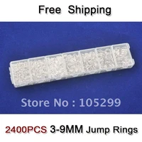 factory price 400pcslot 3 4 5 6 7 8 9mm 925 sterling silver jump rings box components findings for wholesale