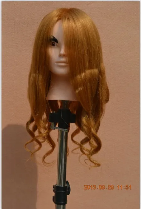 80% человеческих волос манекен головы Парикмахерская тренировочная Головы Куклы