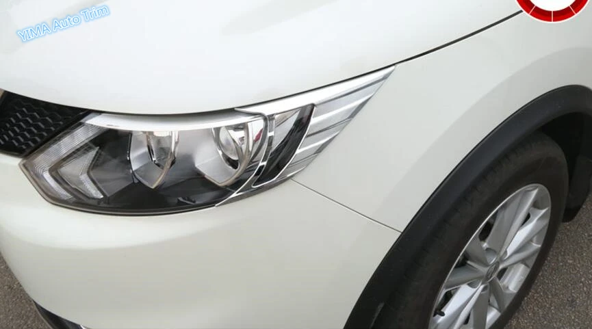 Яркий стиль! Налобный фонарь для Nissan Qashqai J11 2014 2015 2016 ABS хромированный налобный