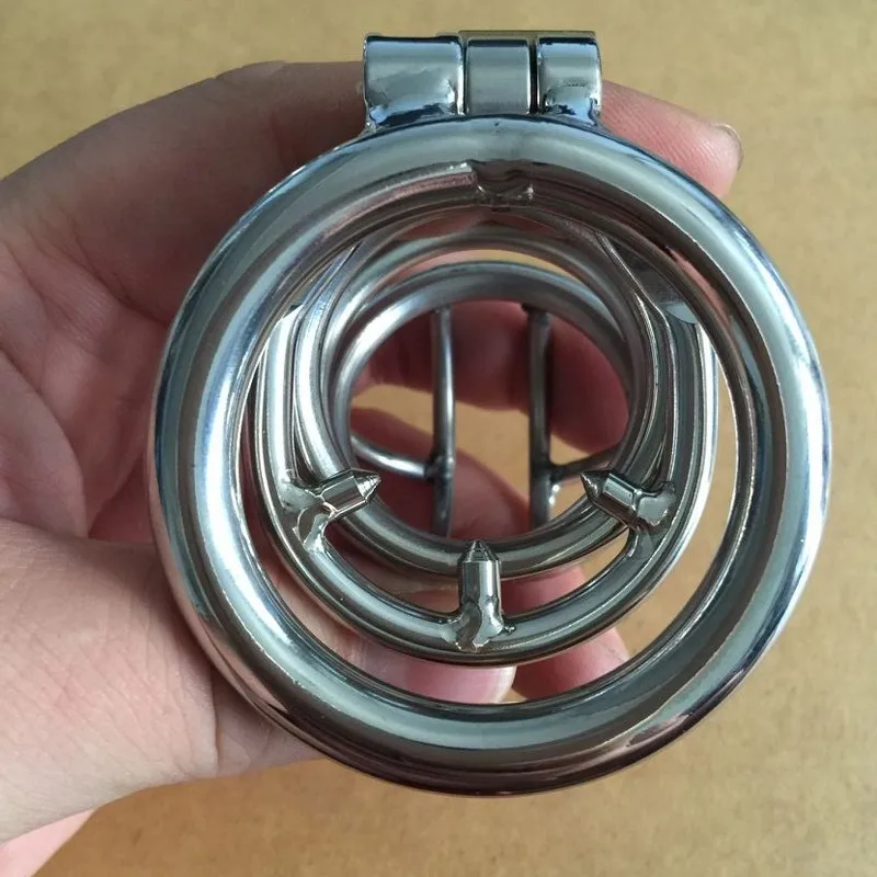 Metal Cockring Penis Cage With Anti-Off Ring Stainless Steel Male Chastity Device Adult Sex Toys Cock Rings For Men CB6000s | Красота и