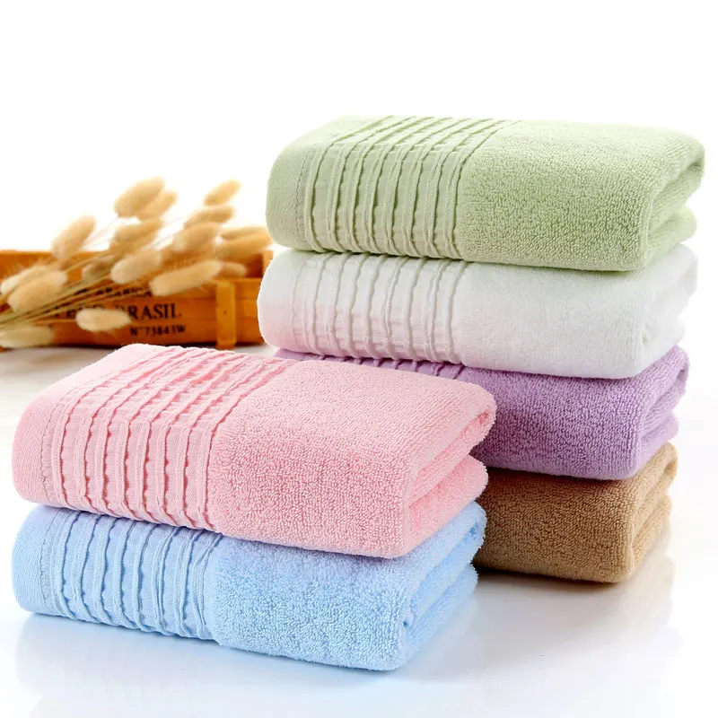 2019 Fashion Bath Towel for Unisex Solid Color Cotton Women Comfortable Smooth Water Absorption Men | Дом и сад