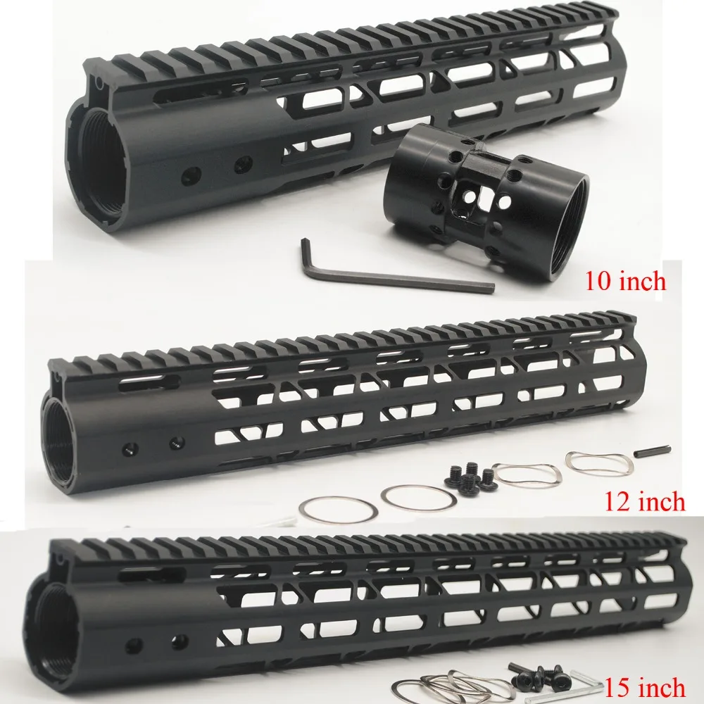 

Aplus 10 ''12'' 15 ''свободная плавающая система M-Lok рельсовое крепление для Пикатинни. 223 черный анодированный