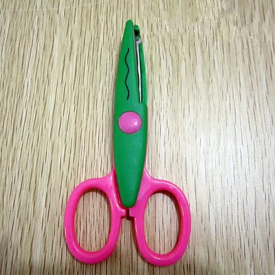 Новые пластиковые ножницы для поделок 5 дизайнов резак бумаги скрапбукинга