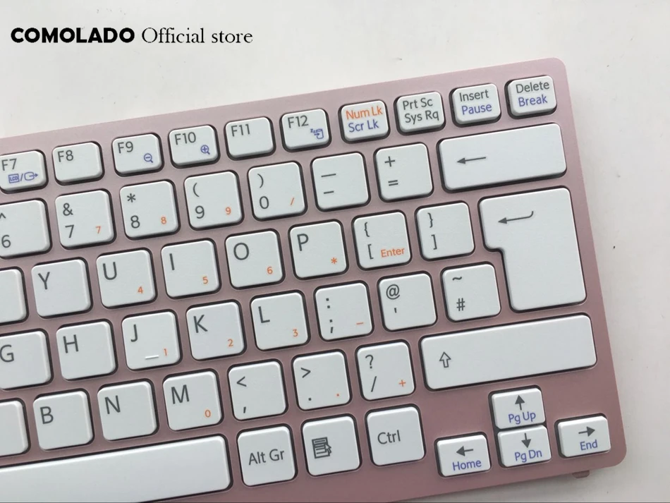 Британская клавиатура для Sony Vaio VPC CW VPCCW CW16EC CW18FC розовая рамка ноутбука британская