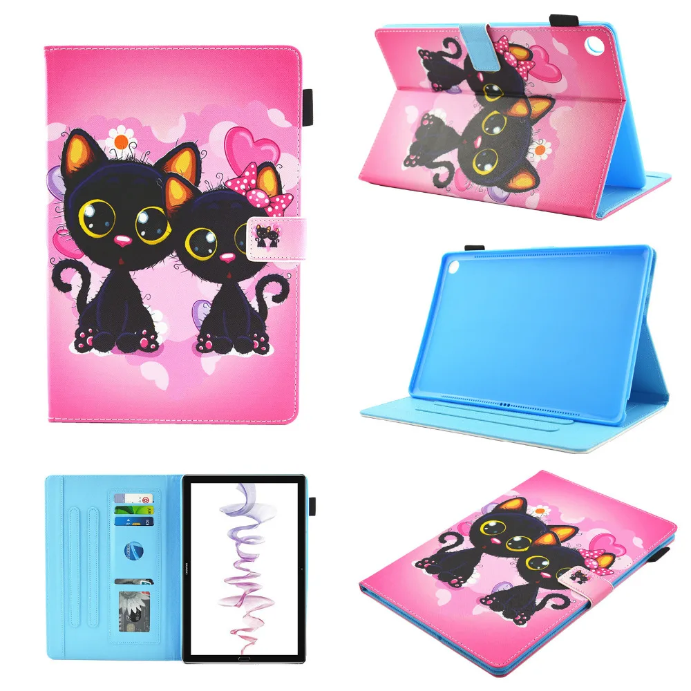 Чехол-книжка для Huawei MediaPad M5 10 8 CMR-W09 CMR-AL09 CMR-W19 из ТПУ и искусственной кожи |