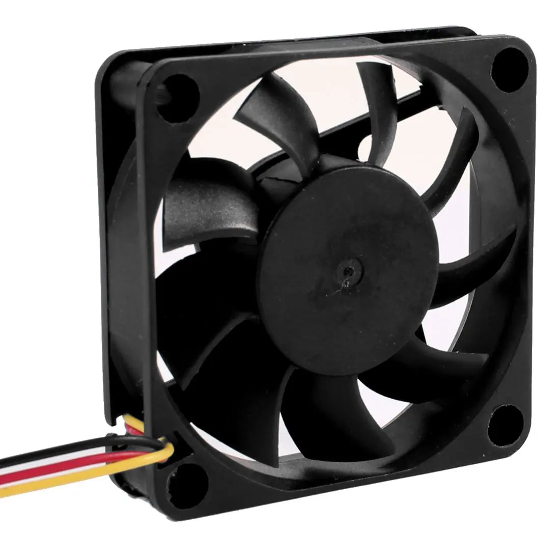 Акция! Горячий DC 12V 0.2A черный 60x60 мм пластиковый 3 контактный разъем PC чехол для
