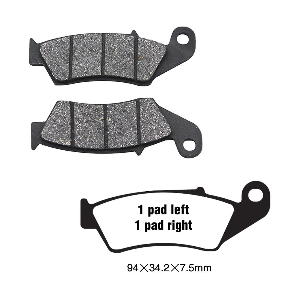 ZSDTRP мотоциклетные передние тормозные колодки для Yamaha CRF125 230 250 450/YZ125 400 450 Suzuki RM-Z250