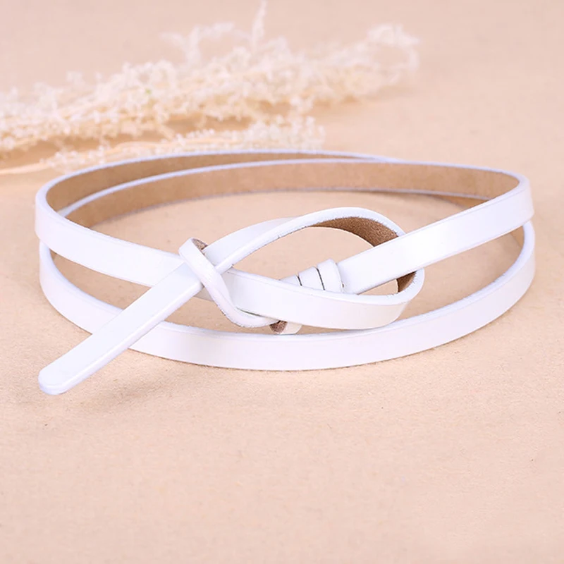 Роскошный ремень F &amp U из коровьей кожи длинный пояс для платья и джинсов без