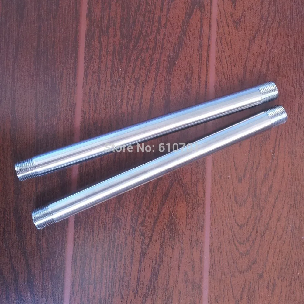 Штуцер для труб с резьбой 3/8 &quotMale x 3/8&quot нержавеющая сталь 200 мм SS304 BSP новинка |