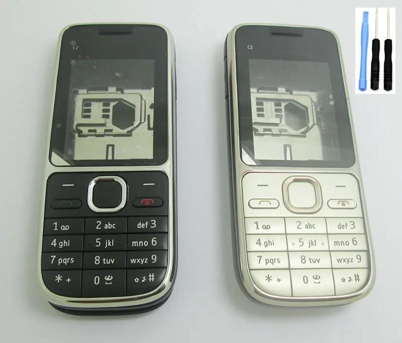 Крышка корпуса Classia панель с клавиатурой и для Nokia C2 набор инструментов отверткой