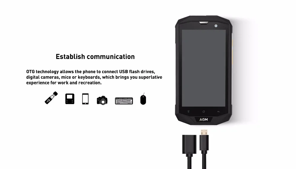 Фото AGM A8 NFC OTG IP68 Rugged Waterproof Smartphone 5.0" Qualcomm MSM8916 3GB RAM 32GB ROM Quad Core 13.0MP 4050mAh Mobile Phone AGM A8 NFC OTG IP68 Rugged Waterproof Smartphone 5.0" Qualcomm MSM8916 3GB RAM 32GB ROM Quad Core 13.0MP 4050mAh Mobile Phone