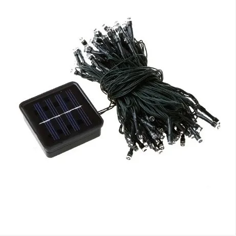 Гирлянда на солнечной батарее синего зеленого белого желтого цветов | Освещение