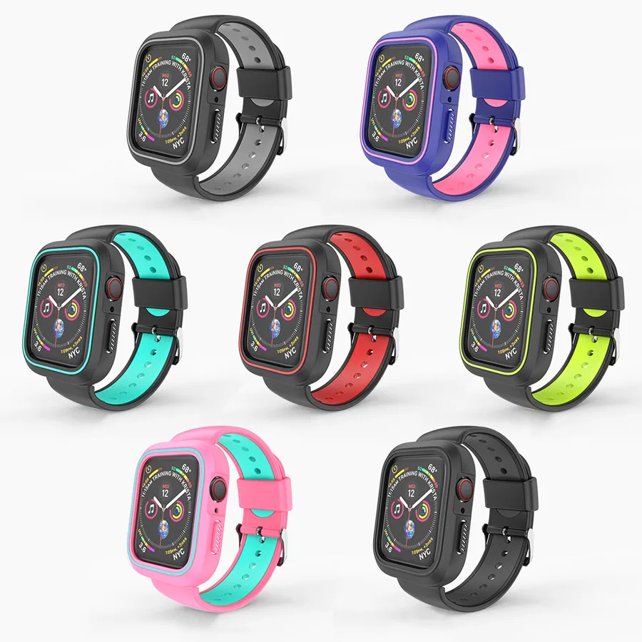 Ремешок Ithuriel резиновый для Apple Watch мягкий спортивный браслет iWatch series 4 3 2 38 мм 40 42 44 |