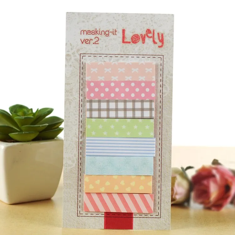 2 шт. милые Кантри стиль Блокнот N Times самоклеющиеся заметки памятки доски