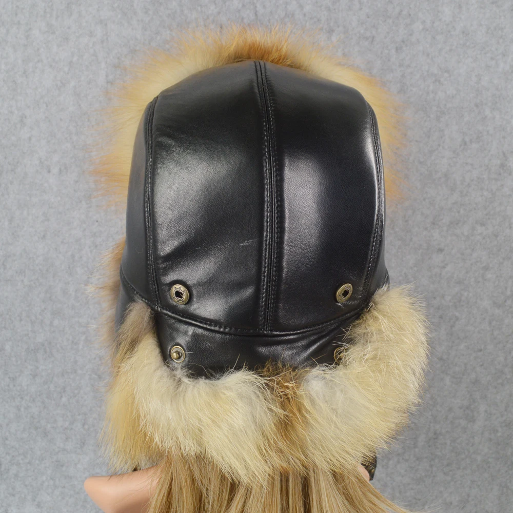 Россия 100% из натурального меха лисы Куртка бомбер шапка зимняя обувь на теплом