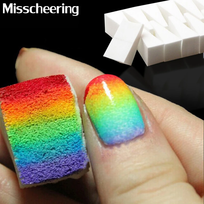 

Nail Art Tools,Gradient Nails Soft Sponges for Color Fade Manicure,16pcs/lot DIY Creative Nail Accessories Supply, Free Shipping