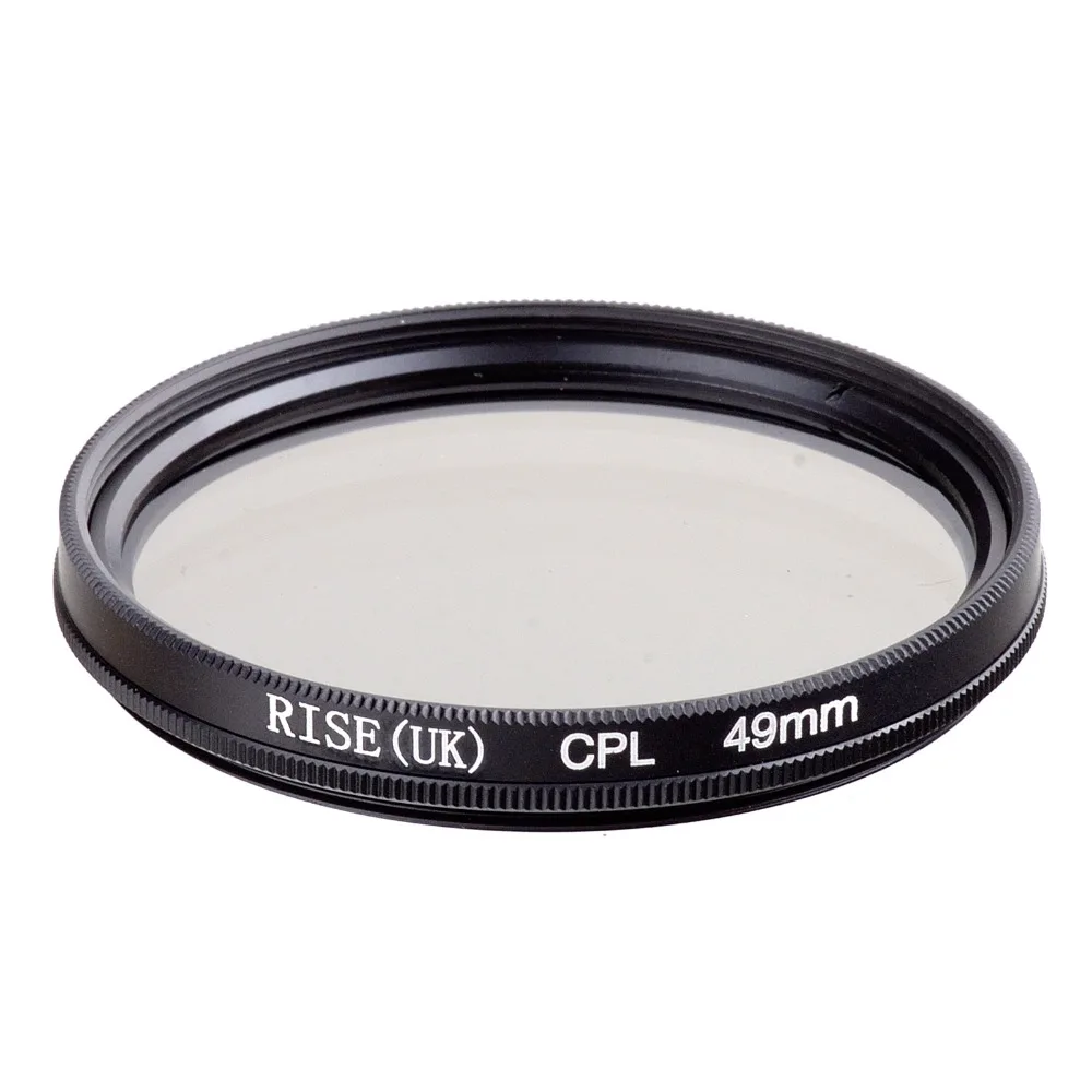 RISE (UK) 49 мм круговой поляризационный фильтр CPL C PL объектив для камеры Canon NIKON Sony