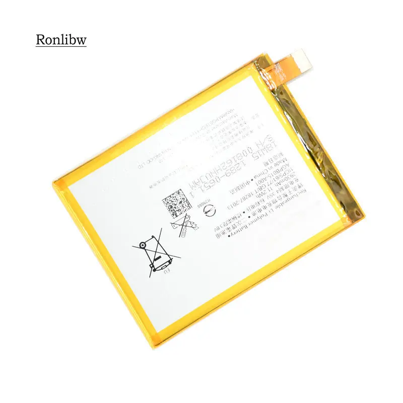 Аккумулятор Ronlibw 2930 мАч LIS1579ERPC для Sony Xperia C5 Ultra Dual E5506 E5553 E5533 E5563 Z3 Plus + E6553 Z4 |