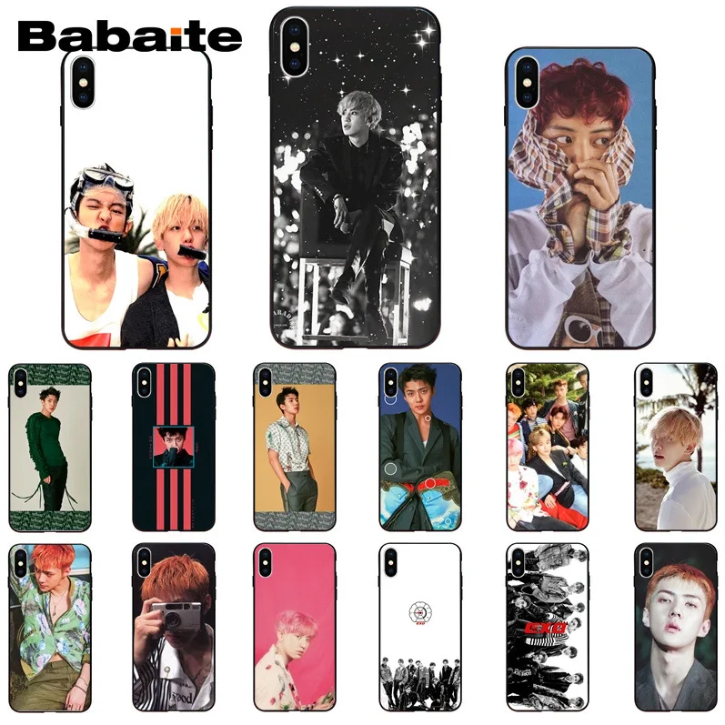 Babaite SEHUN CHANYEOL EXO покупателей высокое качество чехол для телефона iPhone6S 6plus 7 7plus 8 8Plus X
