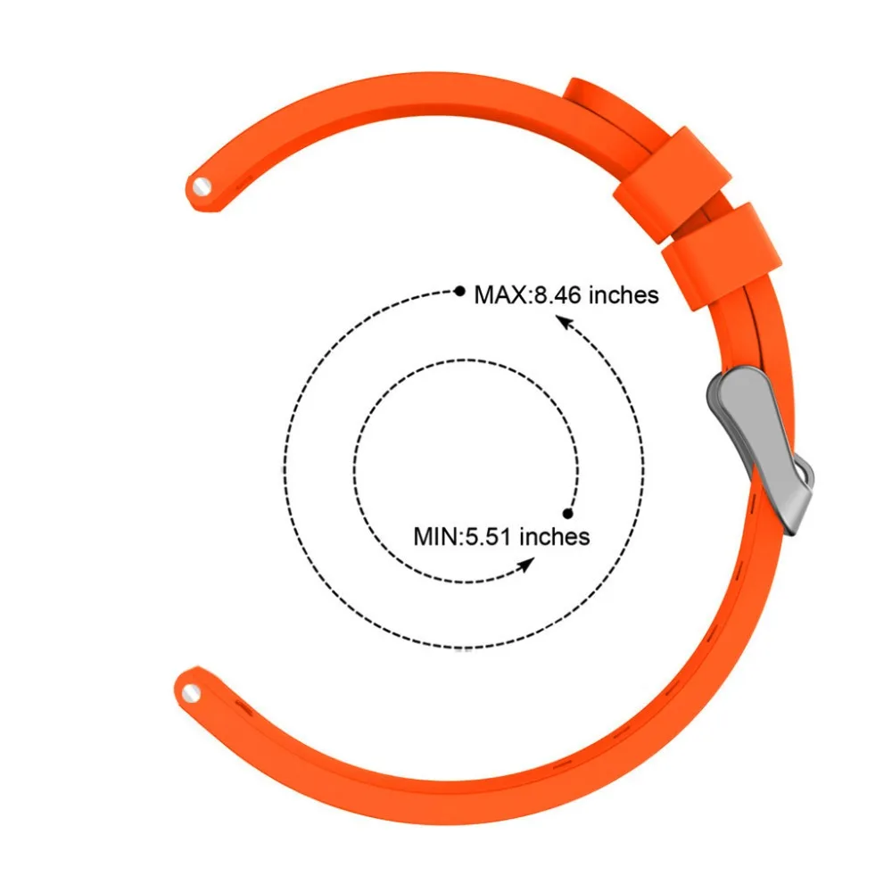 for Samsung Galaxy Watch Active Band Silicone Wristband for Galaxy Watch 46mm Bands Bracelet Watch Strap 20mm Watch Band
