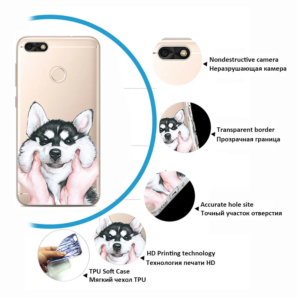 Soft Case for Huawei P9 Lite Mini/ Mini 2017 Colorful 10 Patterns TPU Y6 Pro Skin Gel Cover |