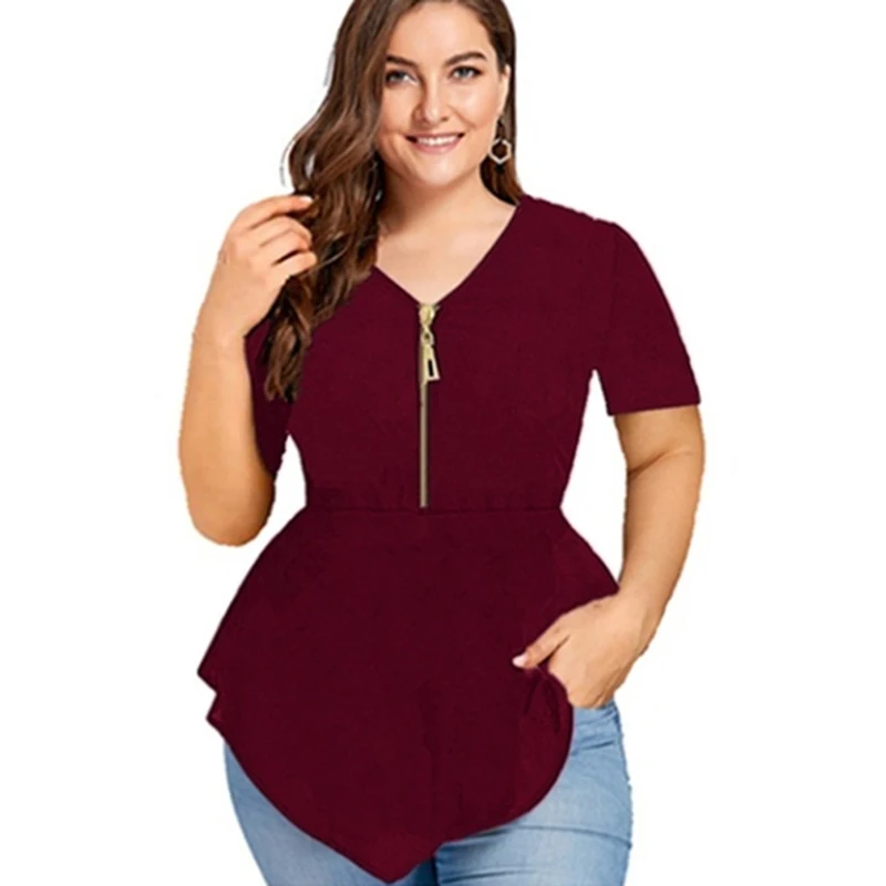 Женская Повседневная темпераментная футболка женский топ с коротким рукавом