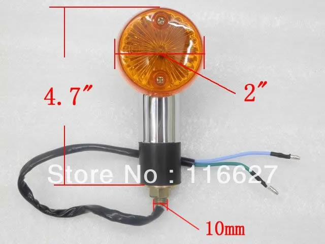 4 x 2&quot Chrome Bullet Big Turn Signal indicator for Suzuki Boulevard Chopper Cruiser freeshipping |