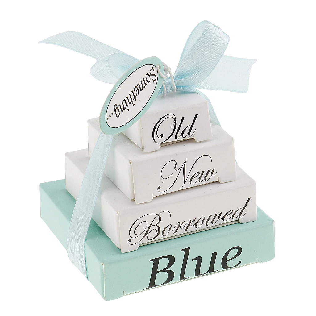 Что то старое новое почерпнутое Blue Note Pad мини планировщик коробки для свадьбы