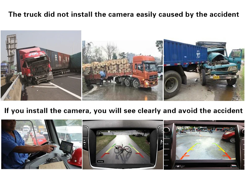 QXNY " HD Quad View Автомобильный дисплей заднего вида Обратный цветной ЖК-дисплей TFT дисплей для грузовика камера заднего вида HD Автомобильная камера