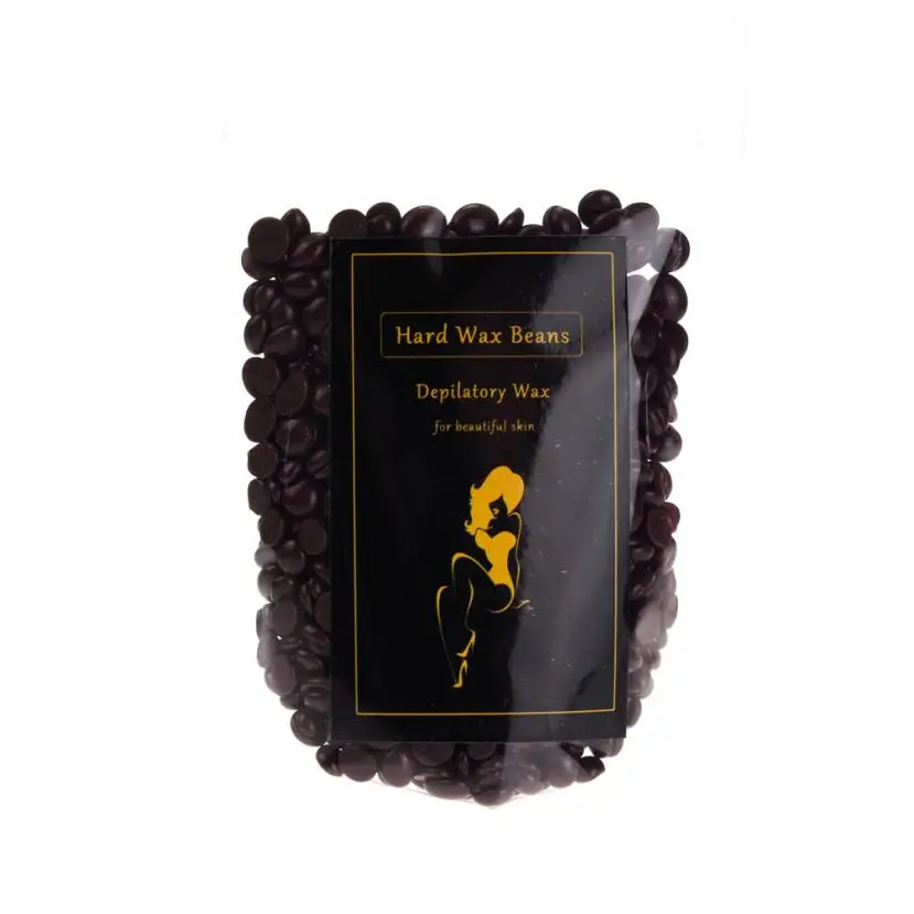 Hair removal Bean 50g No Strip Depilatory Hot Film Hard Wax Pellet Waxing Bikini Removal Chocolate 2AU4 | Красота и здоровье