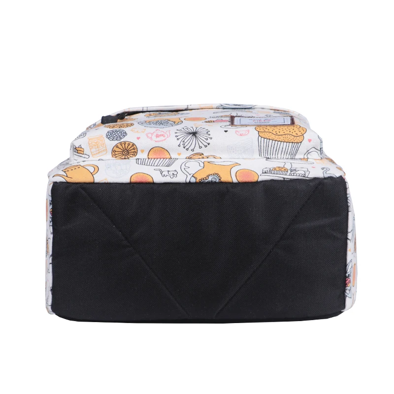 

2019 Fashion Printing Backpack High Quality Canvas Laptop Backpack For Teenage Girls Casual Travel Schoolbag Mochilas