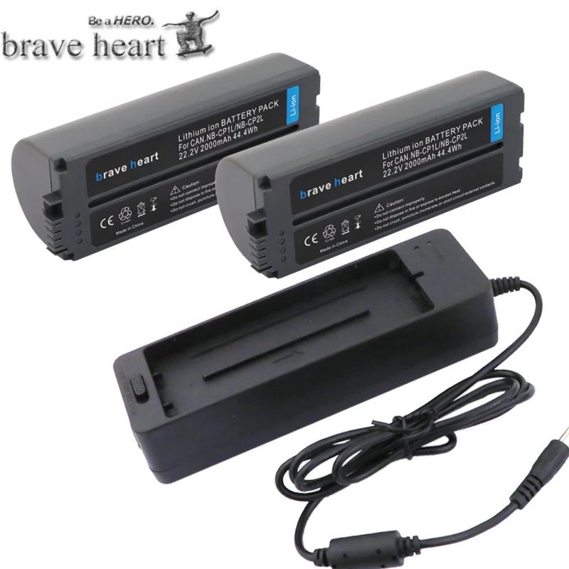 2x CP 2L NB CP2L Батарея + Зарядное устройство адаптер для Canon CP1L SELPHY CP100 CP200 CP220 CP300 CP330 CP400
