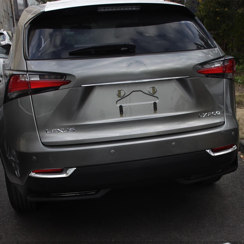 Для Lexus NX 200 Т 300h 2015 2016 2017 ABS хромированный задний отражатель Туман светильник