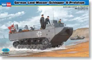 Модель бака Hobby Boss в масштабе 1/35 немецкий трактор-амфибия LWS 2 прототипа