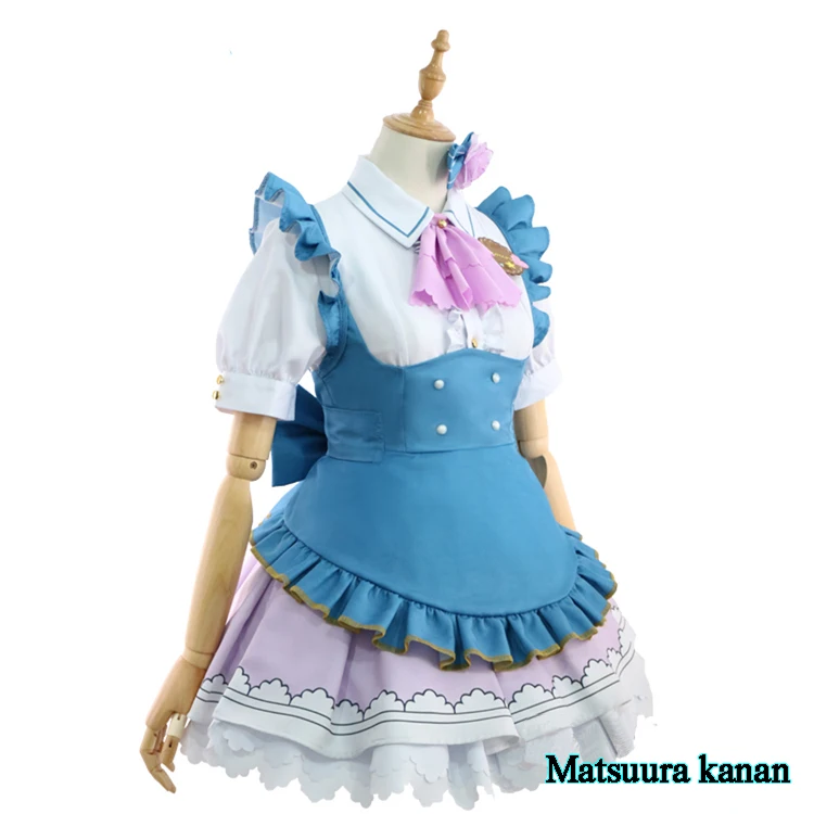 LoveLive Sunshine косплей костюм на День святого Валентина Love Live Косплей милое платье