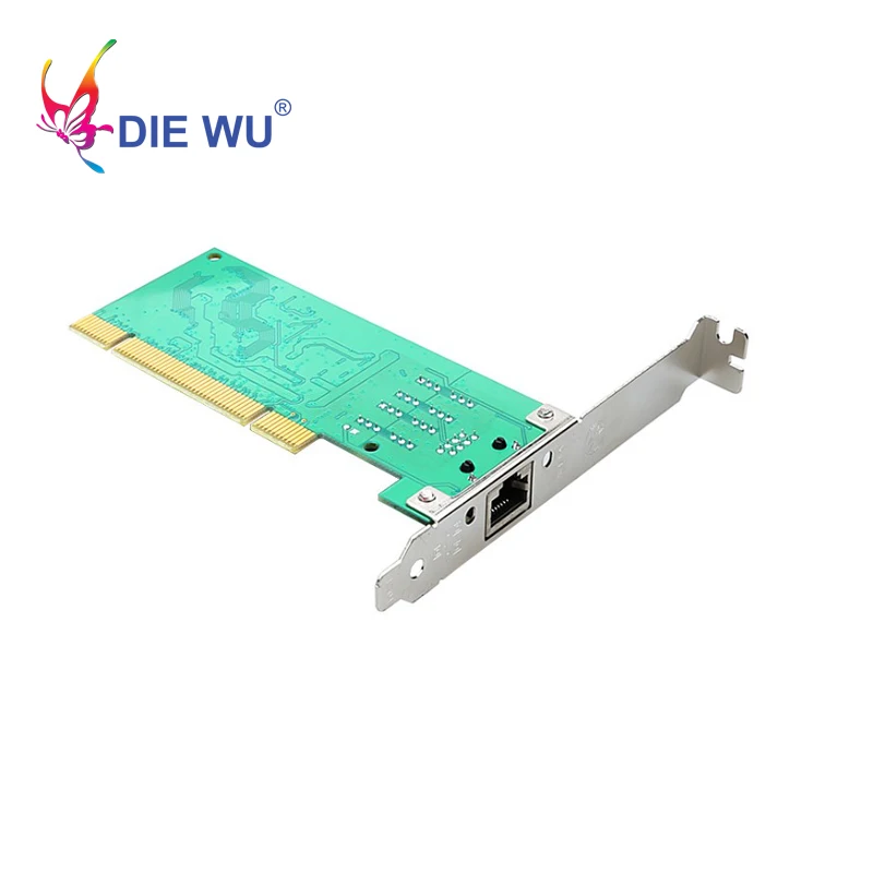DIEWU RTL8169 10/100/1000 Мбит/с PCI бездисковой сетевые карты RJ45 порт lan карта для ПК TXA013