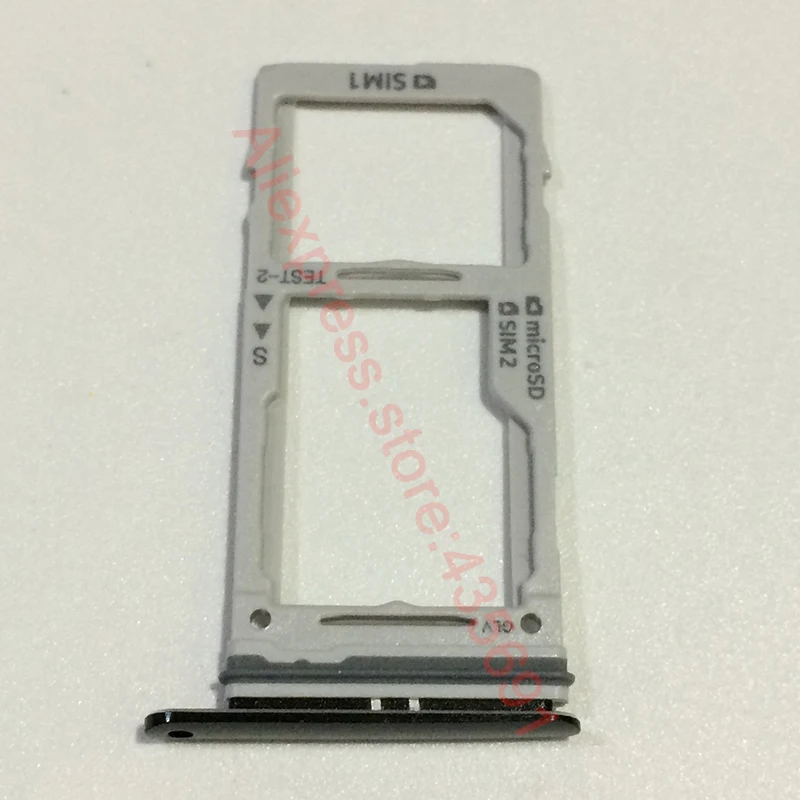 100 шт./лот Две сим-карты лоток Слот с Micro SD Card Holder разъем для samsung Galaxy S9 S9 плюс мобильный телефон Запчасти