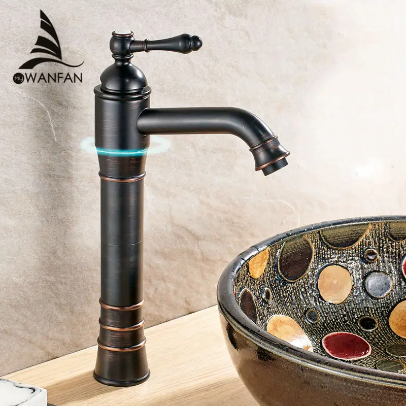 Смесители для раковины черный латунный Смеситель в ванной комнате смеситель с