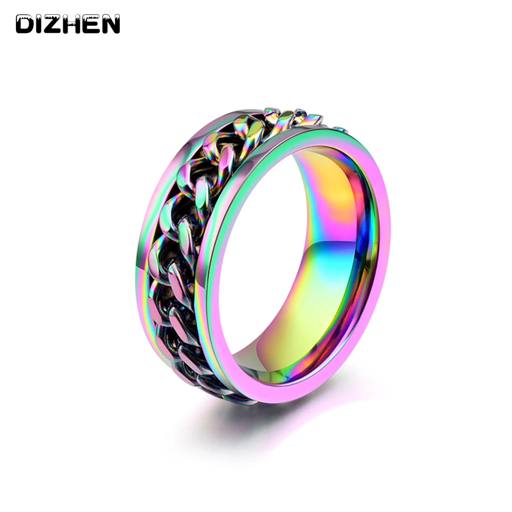 Новое модное кольцо из нержавеющей стали позолоченное/Черное R17065 2019|ring for|fashion