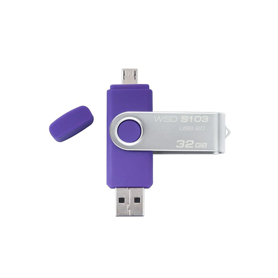 wansenda Usb2.0 OTG USB флеш-накопитель смартфон Планшеты PC 4 ГБ 8 ГБ 16 ГБ 32 ГБ 64 ГБ 128 ГБ pendrives OTG реального Ёмкость интерфейсом USB