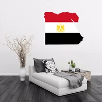 flag map of egypt wall vinyl sticker custom home decor living room sofa background wedding pvc wallpaper fashion design