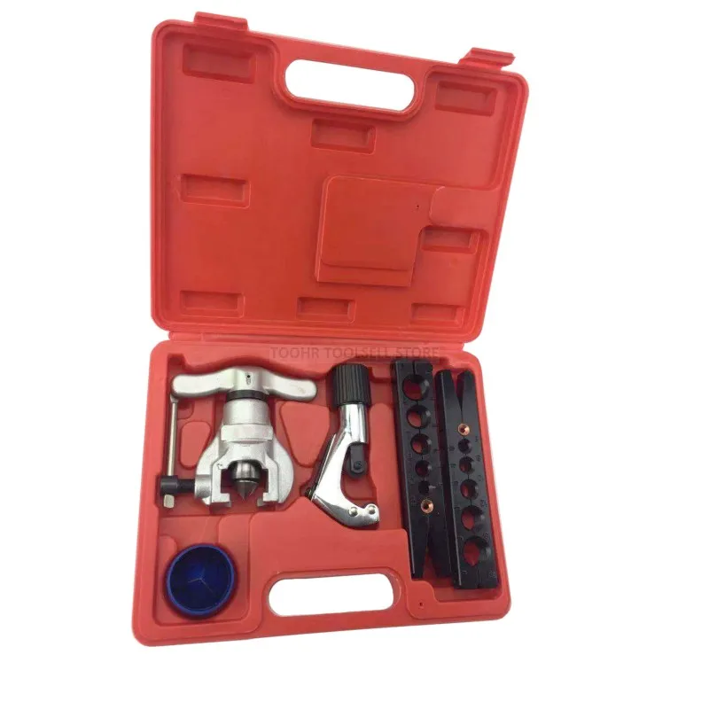 

6-19mm 1/4-3/4 inch metric and inch tube expander set air conditioner copper pipe pipe reamer tube flaring tool