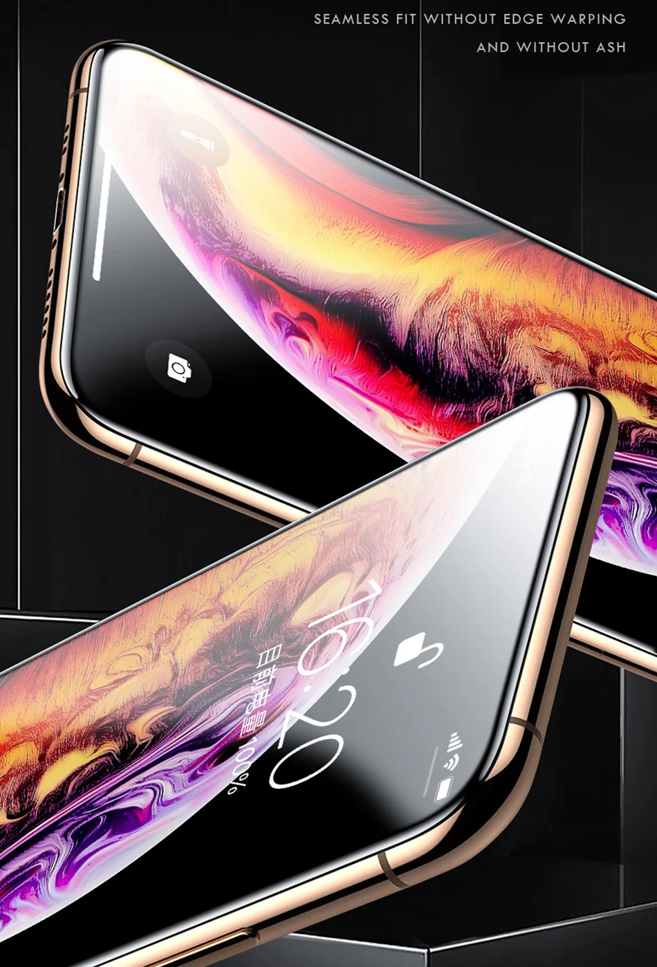 2-1 шт 15D защитное стекло с закругленными краями для iPhone 8 X XS Max XR закаленное стекло для iPhone 6 6S 7 8 Plus Защитная пленка для экрана