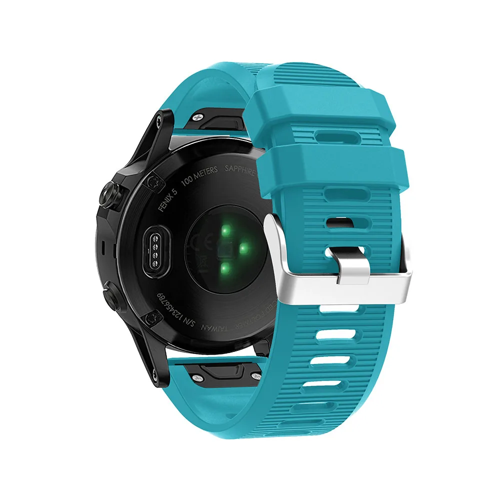 Ремешок силиконовый для наручных часов Garmin Fenix 5X 5 5S Plus 3 HR Forerunner