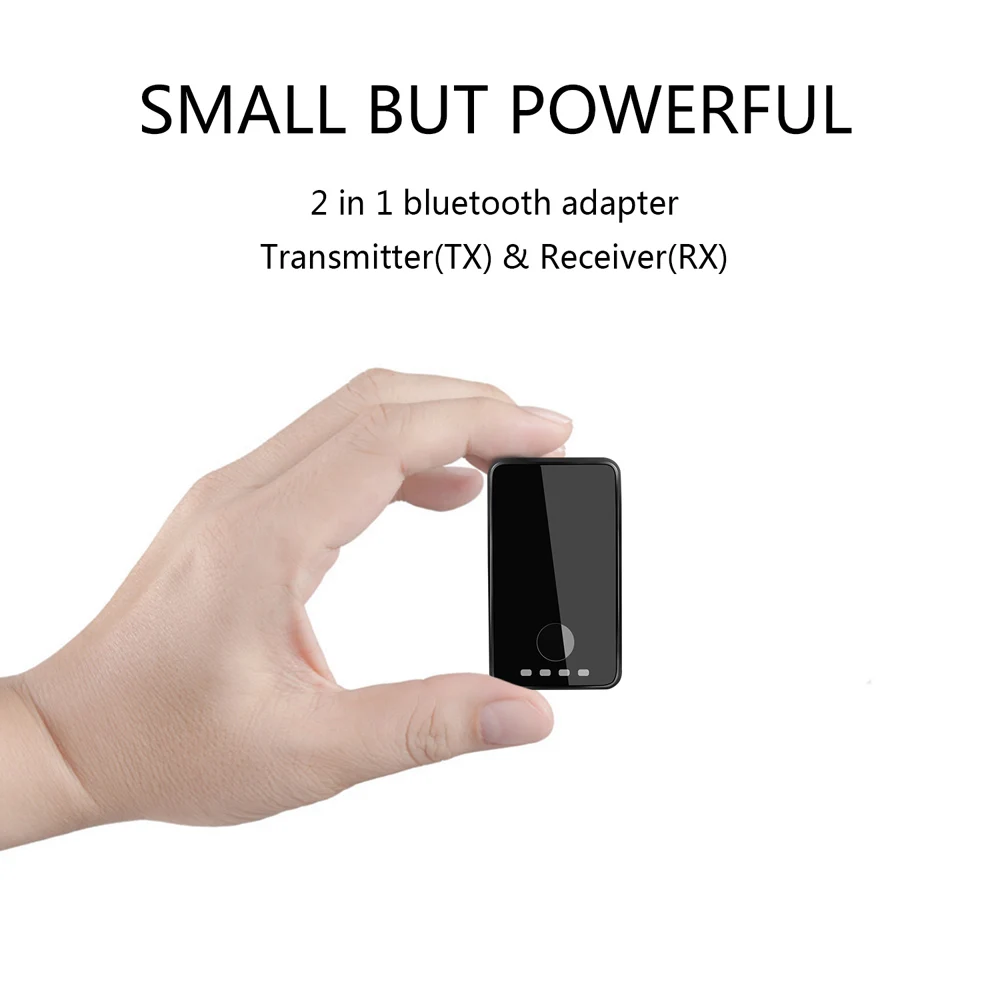 Wireless Transmitter Receiver 2-in-1 Bluetooth V4.1 Adapter with 3.5mm AUX Stereo Output for PC/TV/Home Car Sound System | Электроника