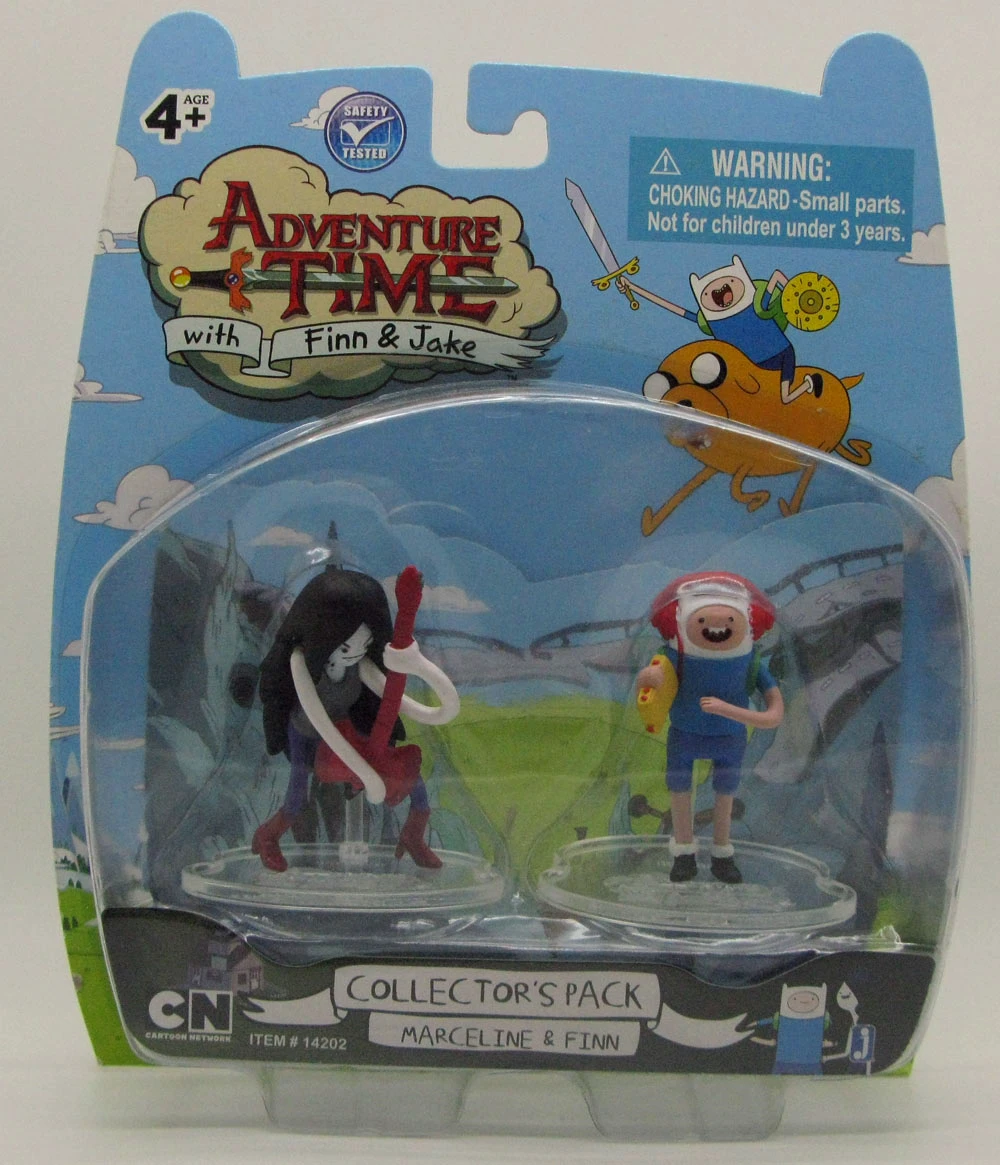 

4pcs JAZWARES NEW Adventure Time action figure toy finn & jake A66R