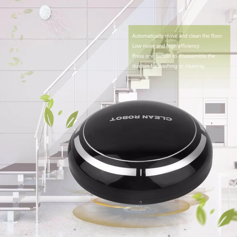 Mini Intelligent Electric Wireless Automatic Multi-directional Round Smart Sweeping Robot Vacuum Cleaner For Home | Дом и сад
